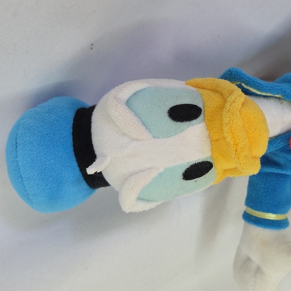 Disney Store Donald Duck 8" plush blue hat red bowtie angry face duck - Picture 12 of 13